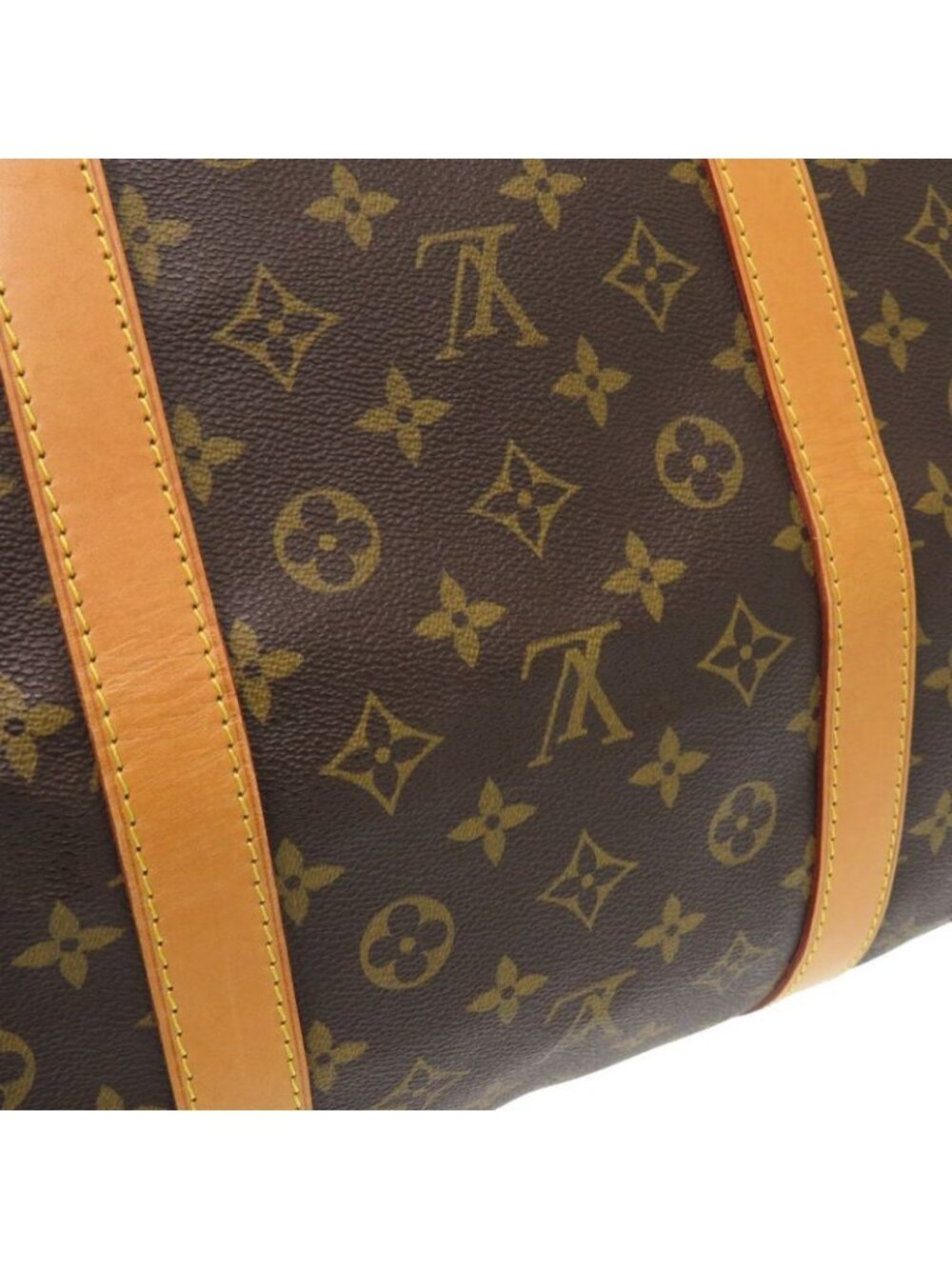 Louis Vuitton Keepall Bandoliere 55 Monogram Boston Bag 1842 - Picture 9 of 10